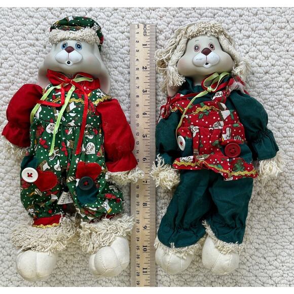 Vintage Hip & Hop Bunny Bunnies House Of Lloyd Christmas Around The World 1996 - Picture 8 of 8